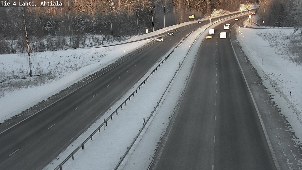 Weather Camera Image Road 4 Lahti, Ahtiala, Lahti, Päijät-Häme