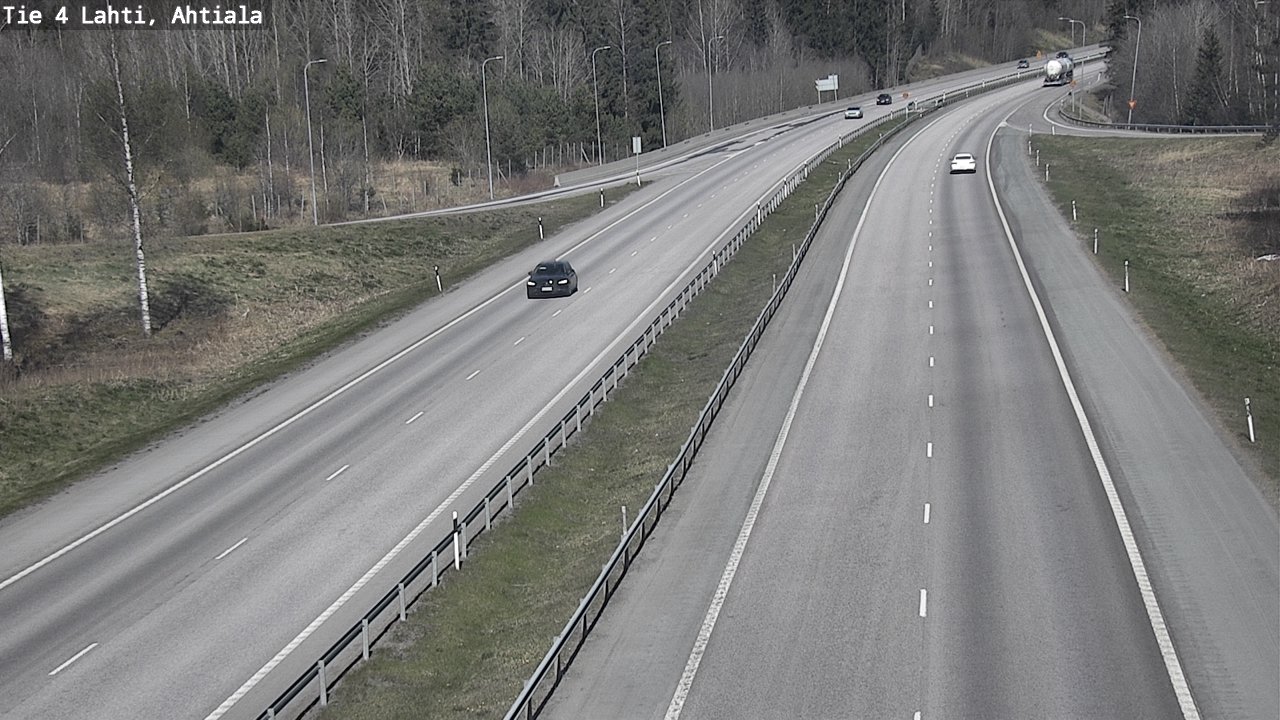 Weather Camera Image Väg 4 Lahti,, Lahti, Päijät-Häme