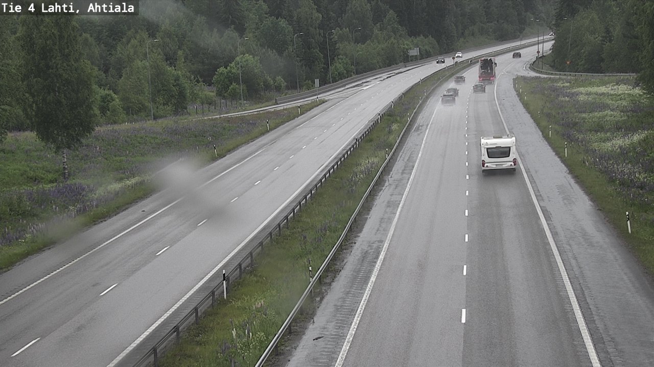 Weather Camera Image Väg 4 Lahti,, Lahti, Päijät-Häme