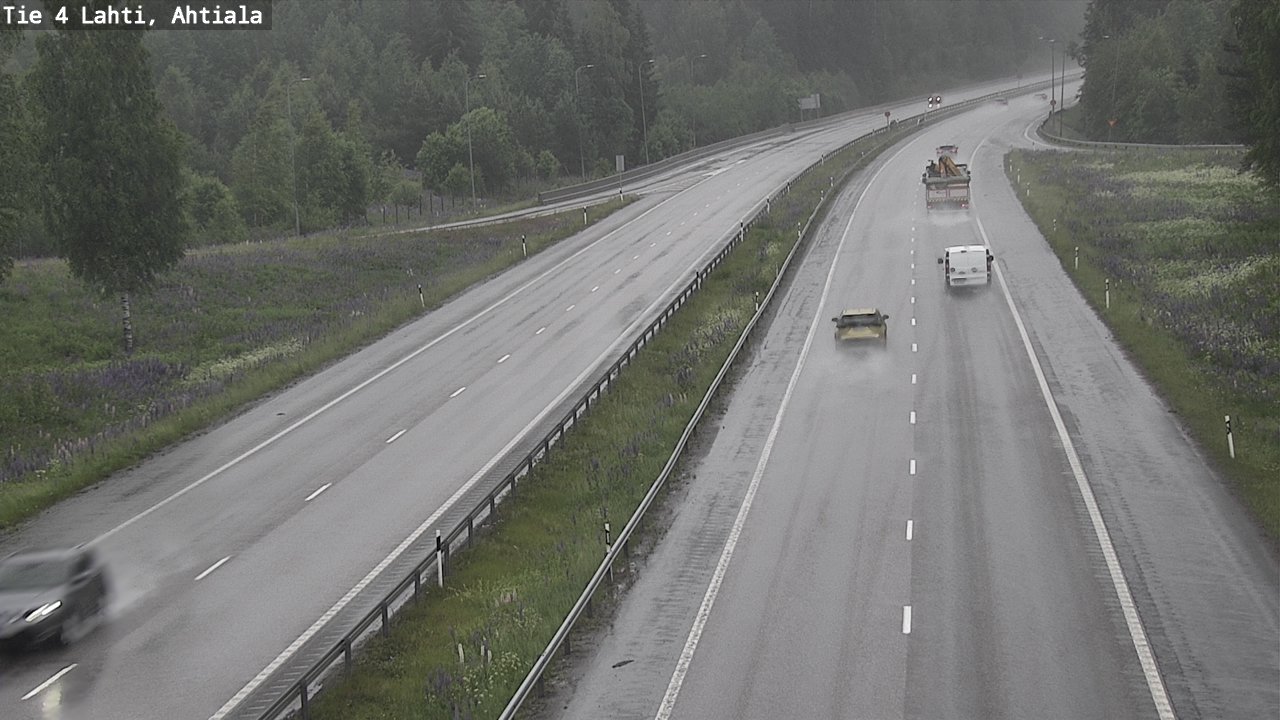 Weather Camera Image Väg 4 Lahti,, Lahti, Päijät-Häme