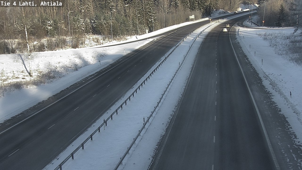 Weather Camera Image Road 4 Lahti, Ahtiala, Lahti, Päijät-Häme