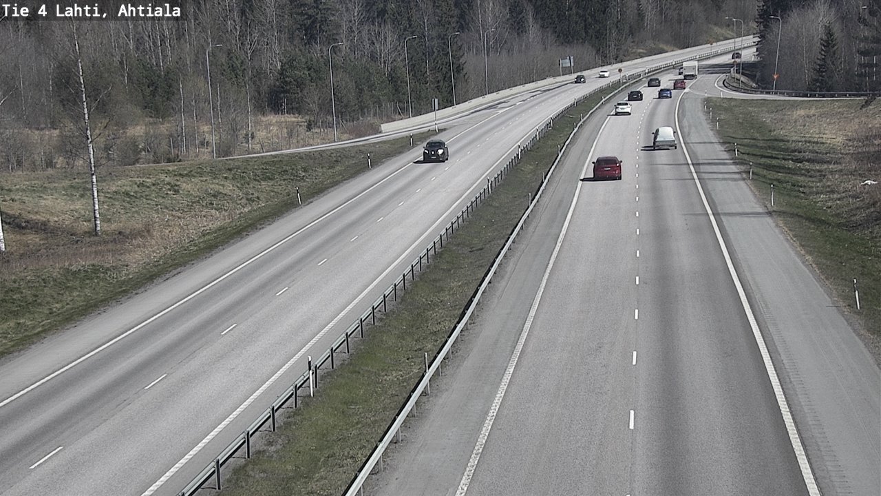 Weather Camera Image Väg 4 Lahti,, Lahti, Päijät-Häme
