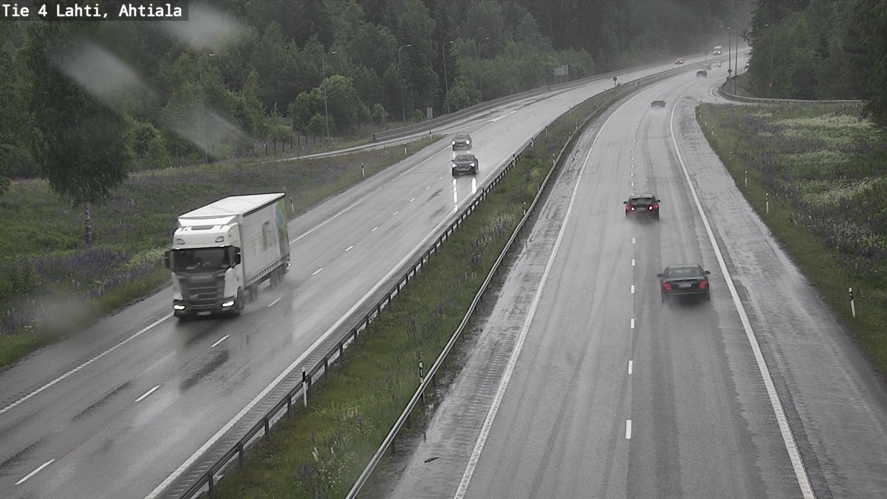 Weather Camera Image Väg 4 Lahti,, Lahti, Päijät-Häme