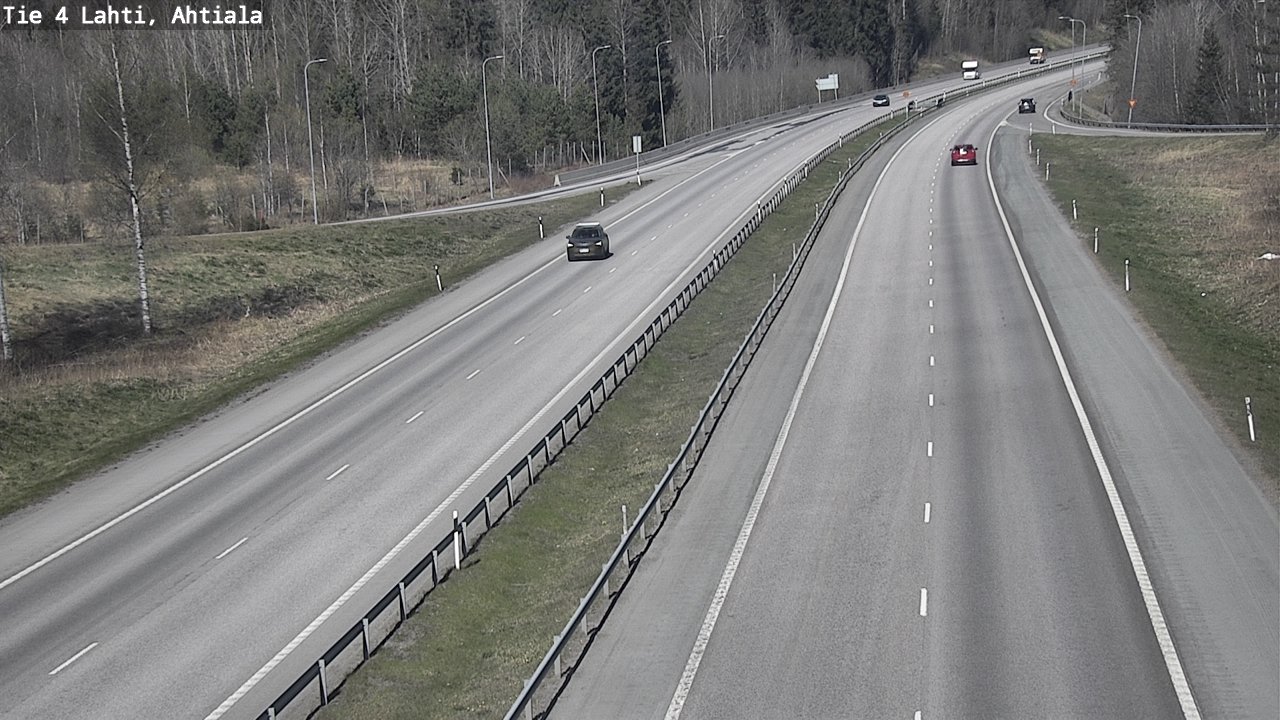 Weather Camera Image Väg 4 Lahti,, Lahti, Päijät-Häme