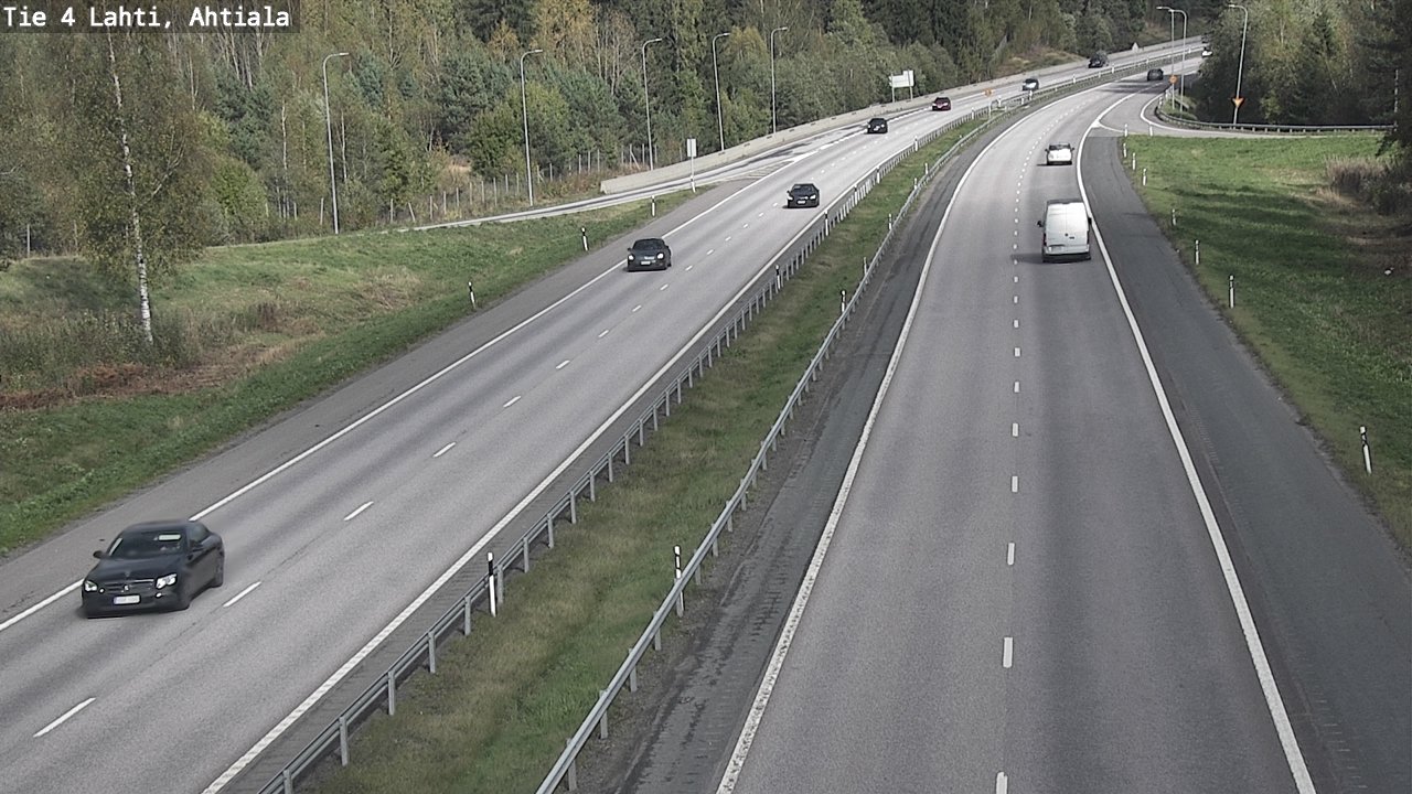 Weather Camera Image Väg 4 Lahti,, Lahti, Päijät-Häme
