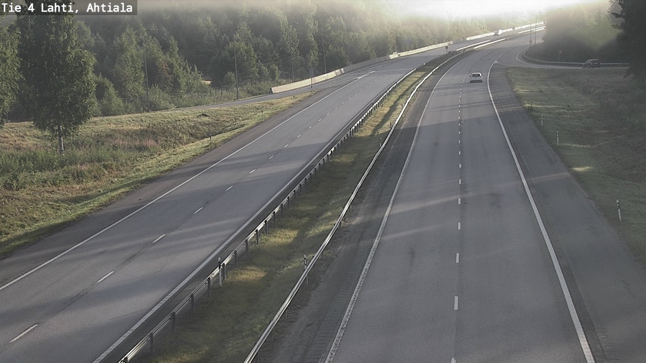 Weather Camera Image Road 4 Lahti, Ahtiala, Lahti, Päijät-Häme
