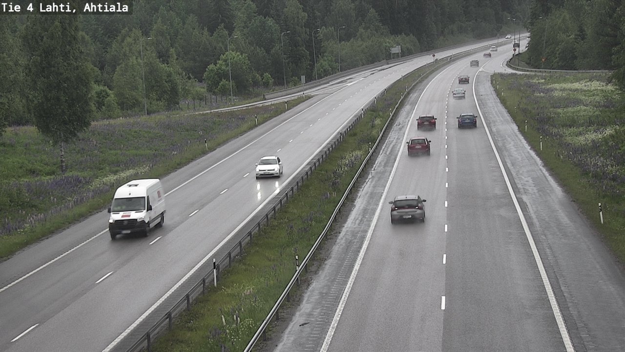Weather Camera Image Väg 4 Lahti,, Lahti, Päijät-Häme