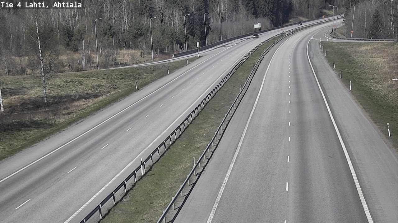 Weather Camera Image Väg 4 Lahti,, Lahti, Päijät-Häme