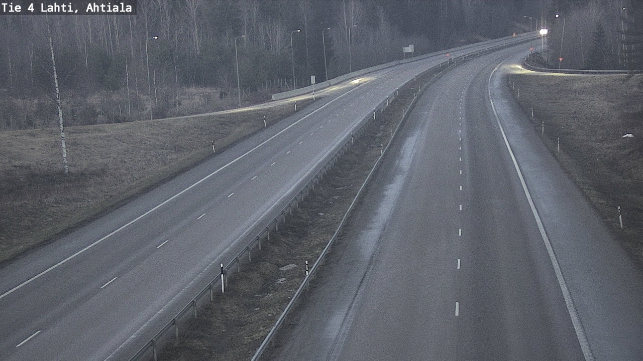 Weather Camera Image Road 4 Lahti, Ahtiala, Lahti, Päijät-Häme