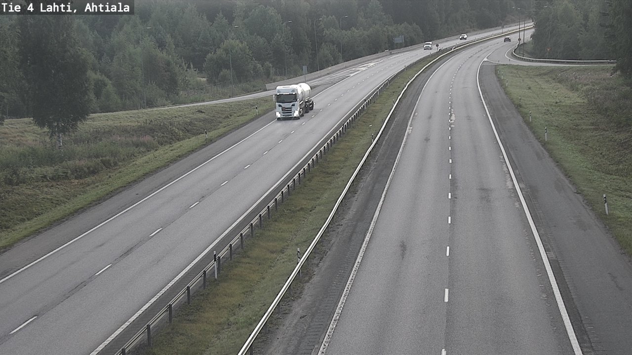 Weather Camera Image Road 4 Lahti, Ahtiala, Lahti, Päijät-Häme
