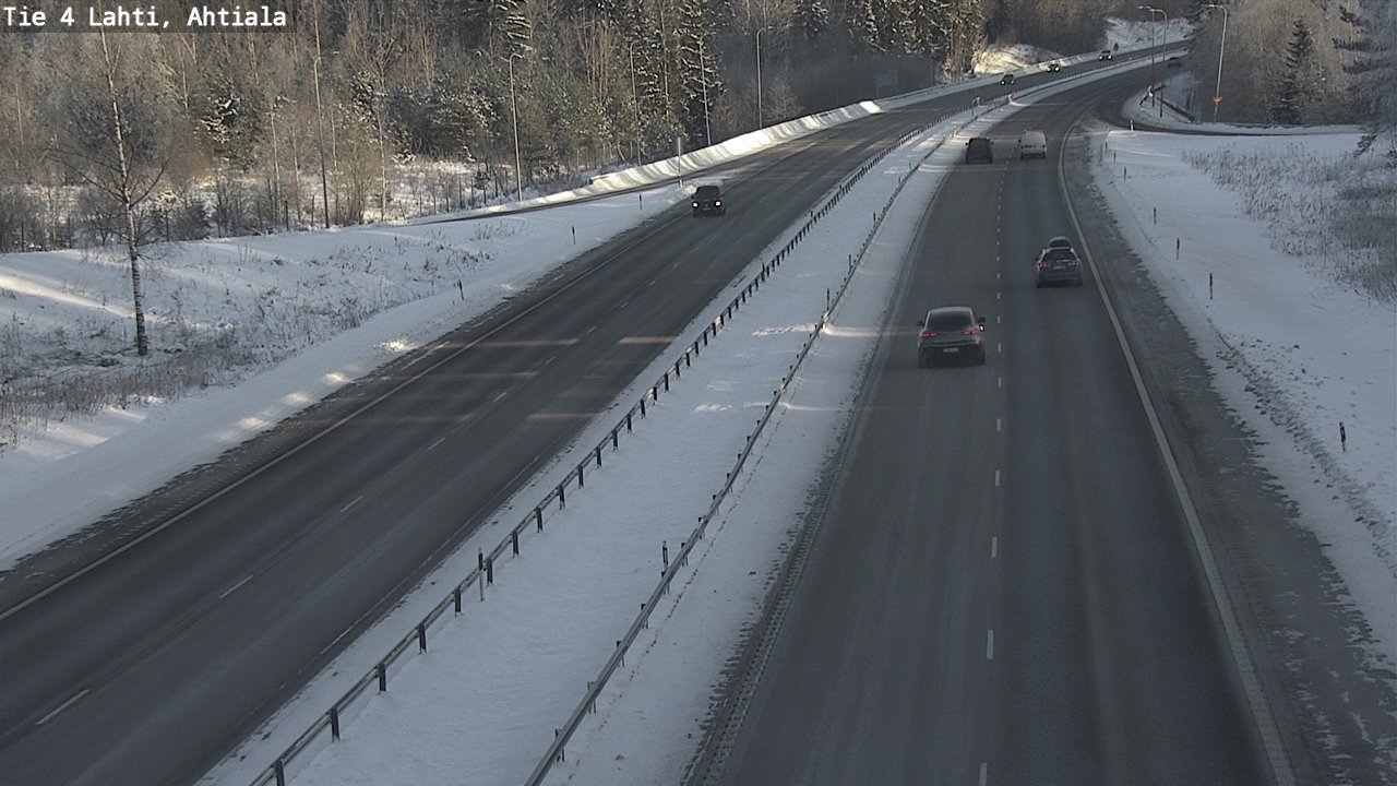 Weather Camera Image Road 4 Lahti, Ahtiala, Lahti, Päijät-Häme