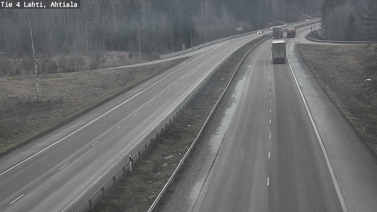 Weather Camera Image Road 4 Lahti, Ahtiala, Lahti, Päijät-Häme