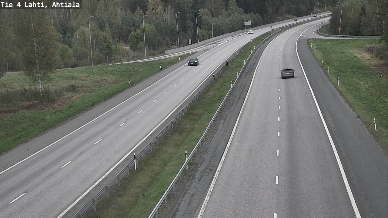 Weather Camera Image Väg 4 Lahti,, Lahti, Päijät-Häme