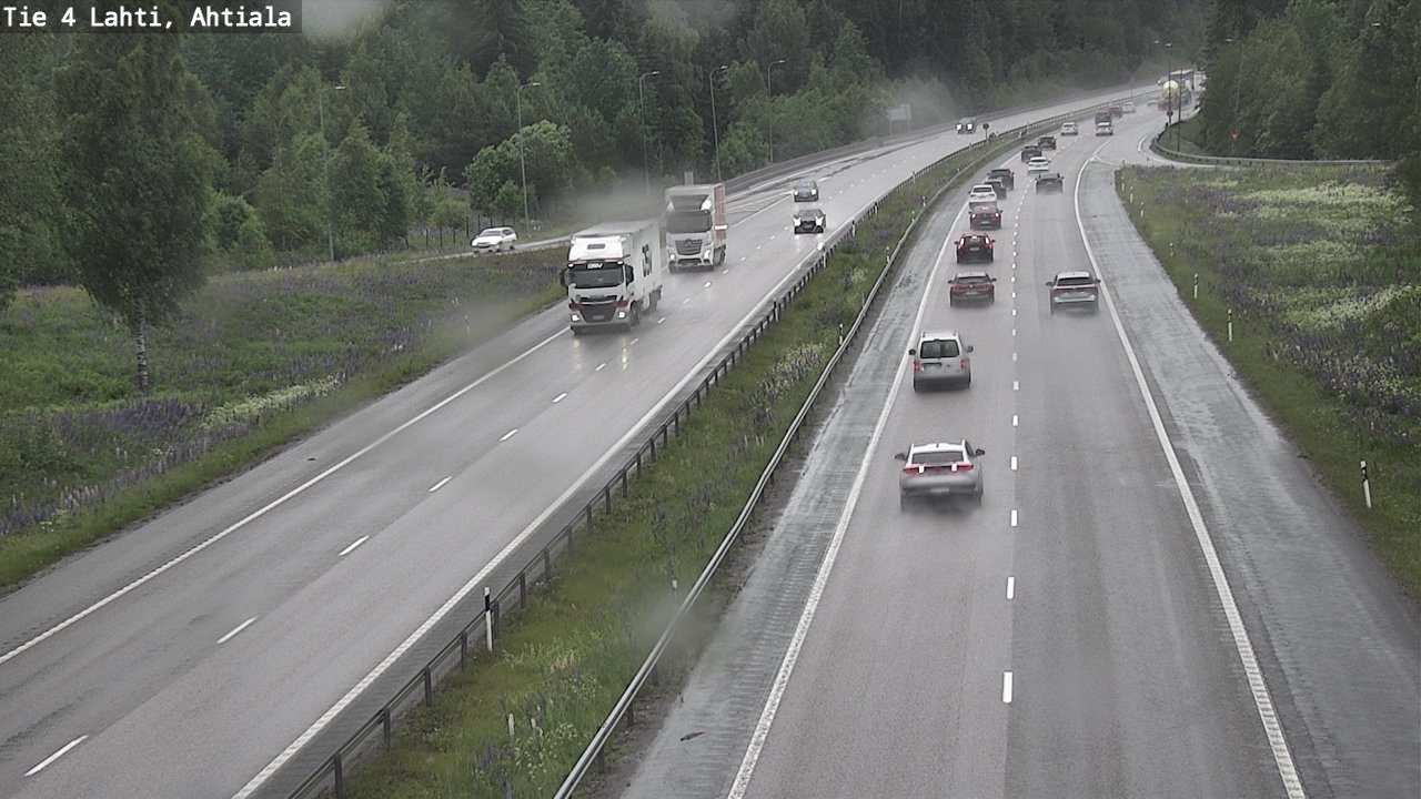 Weather Camera Image Väg 4 Lahti,, Lahti, Päijät-Häme