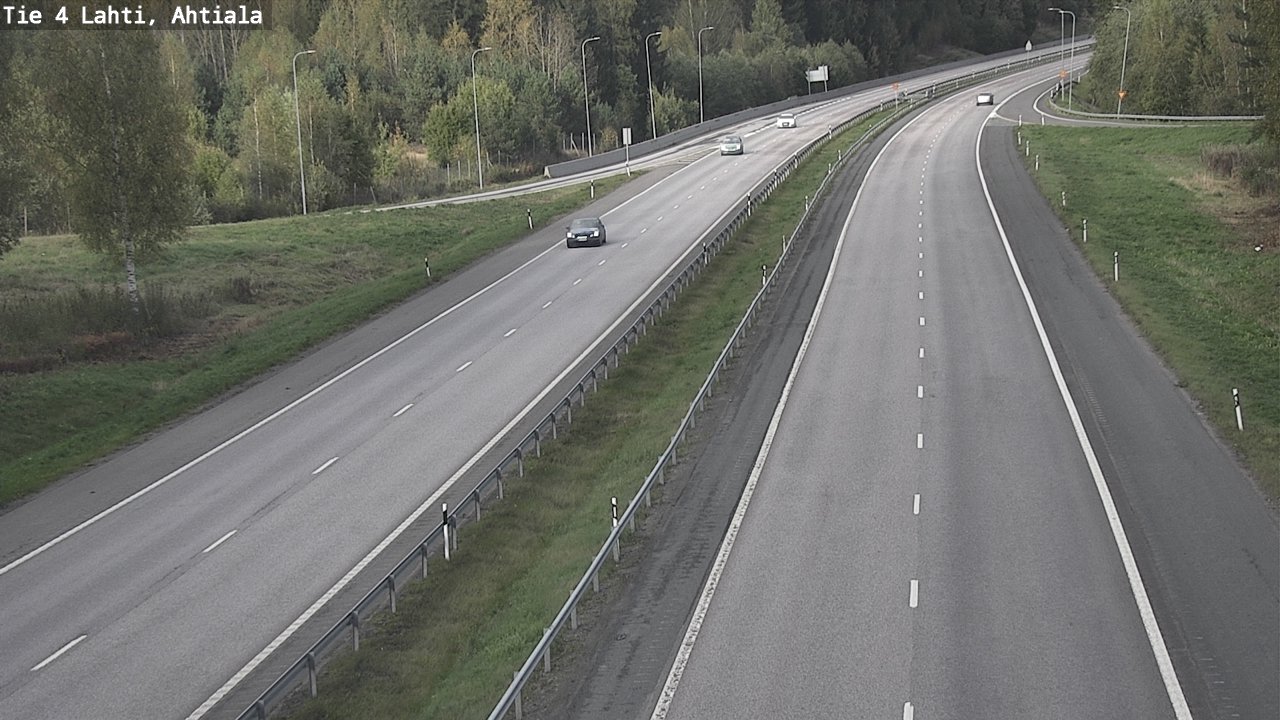 Weather Camera Image Väg 4 Lahti,, Lahti, Päijät-Häme