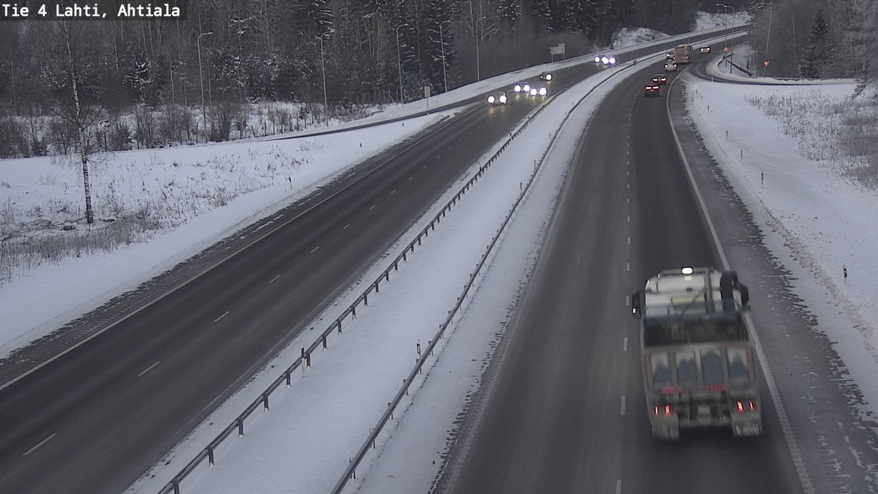 Weather Camera Image Road 4 Lahti, Ahtiala, Lahti, Päijät-Häme