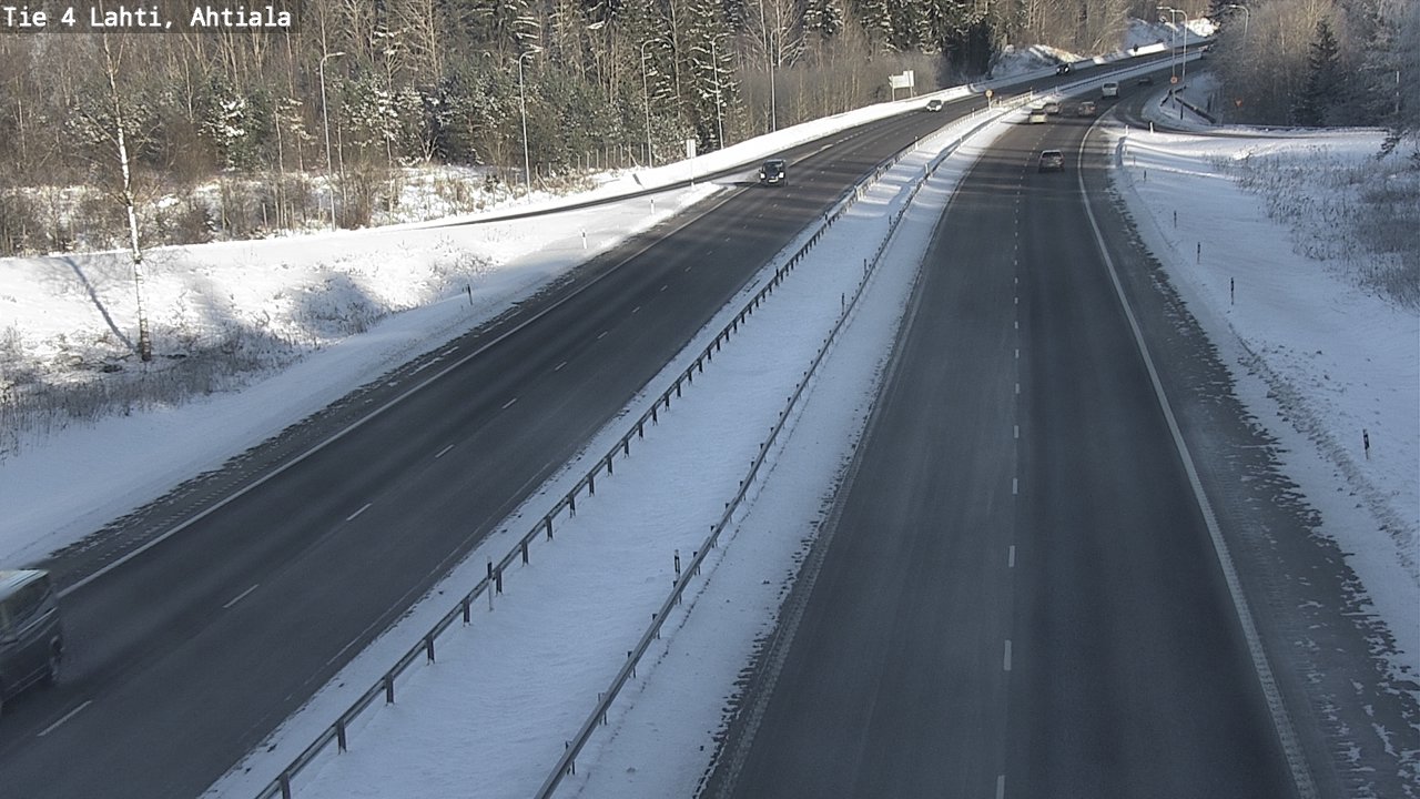 Weather Camera Image Road 4 Lahti, Ahtiala, Lahti, Päijät-Häme
