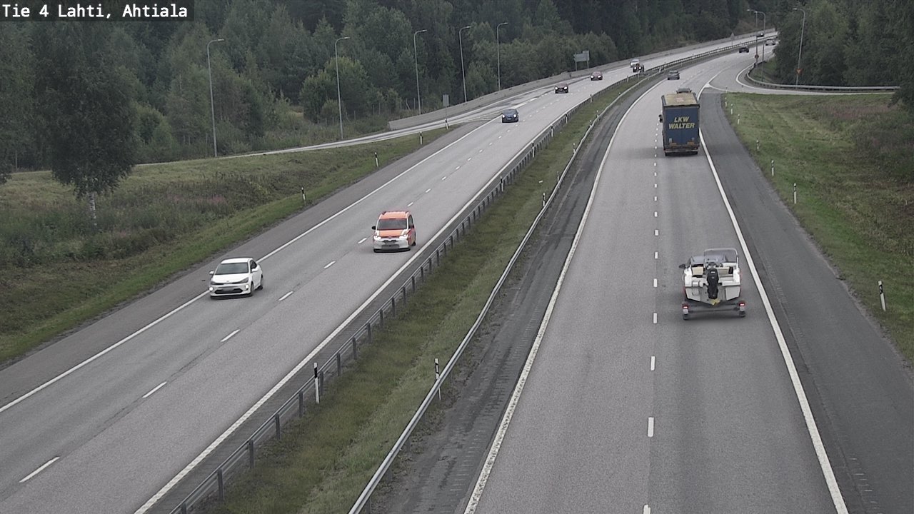 Weather Camera Image Road 4 Lahti, Ahtiala, Lahti, Päijät-Häme