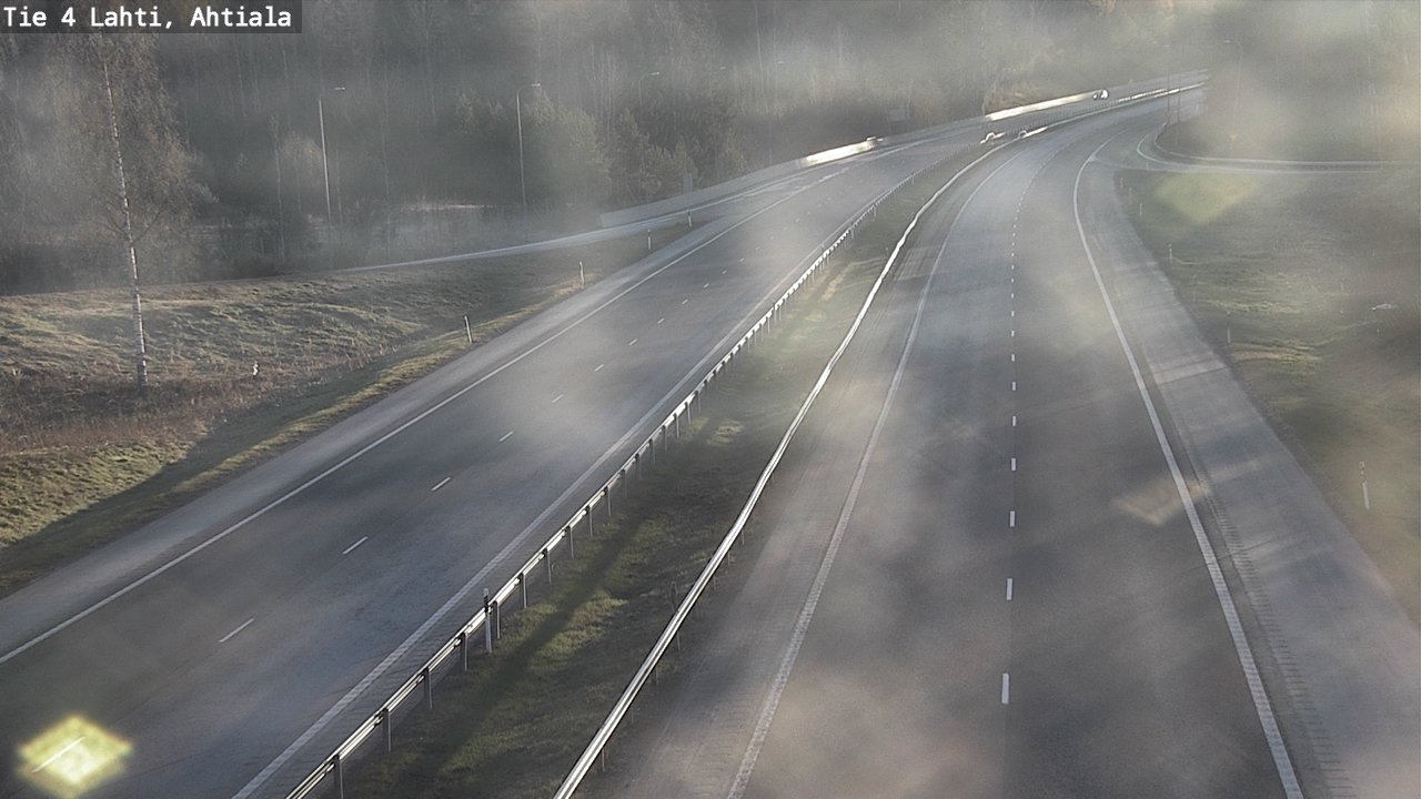 Weather Camera Image Väg 4 Lahti,, Lahti, Päijät-Häme