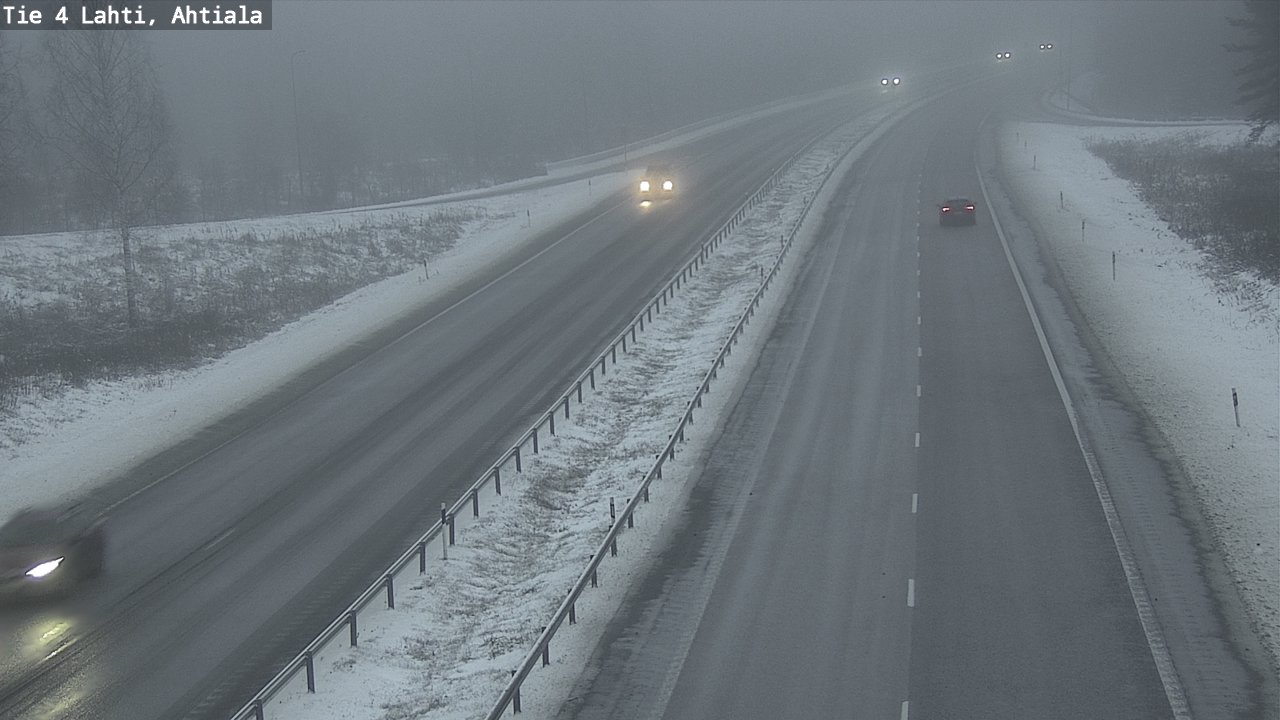 Weather Camera Image Väg 4 Lahti,, Lahti, Päijät-Häme