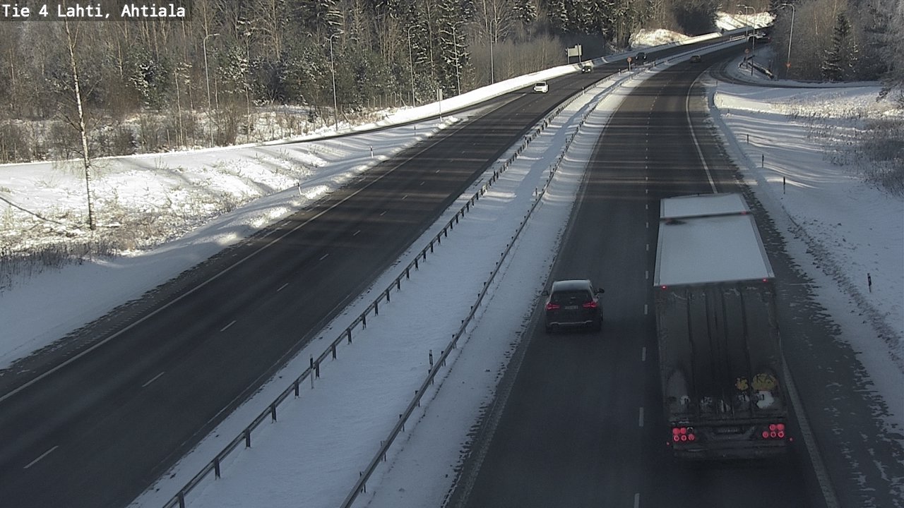Weather Camera Image Road 4 Lahti, Ahtiala, Lahti, Päijät-Häme
