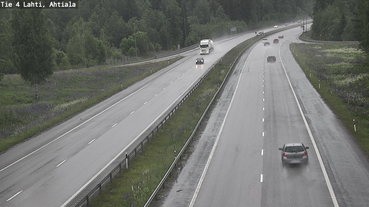 Weather Camera Image Väg 4 Lahti,, Lahti, Päijät-Häme
