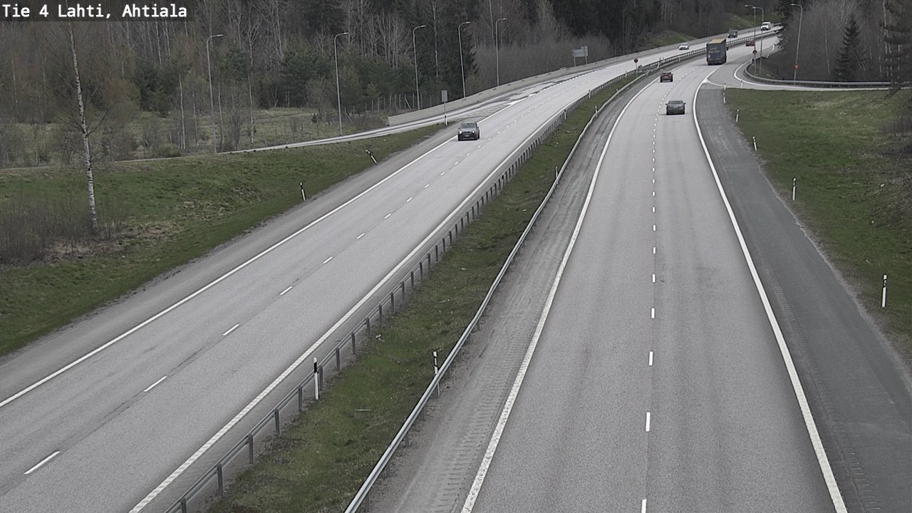 Weather Camera Image Road 4 Lahti, Ahtiala, Lahti, Päijät-Häme