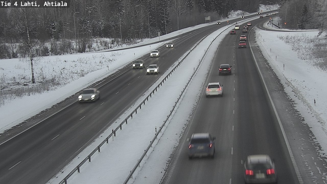Weather Camera Image Road 4 Lahti, Ahtiala, Lahti, Päijät-Häme