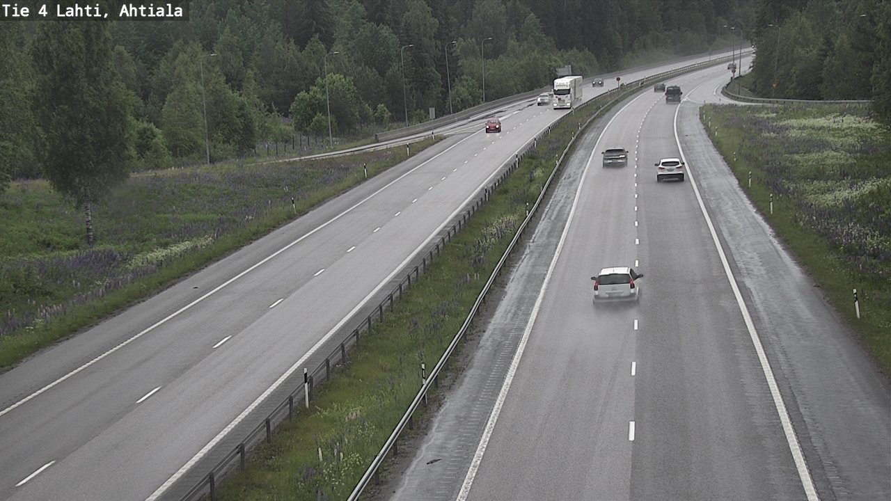Weather Camera Image Väg 4 Lahti,, Lahti, Päijät-Häme