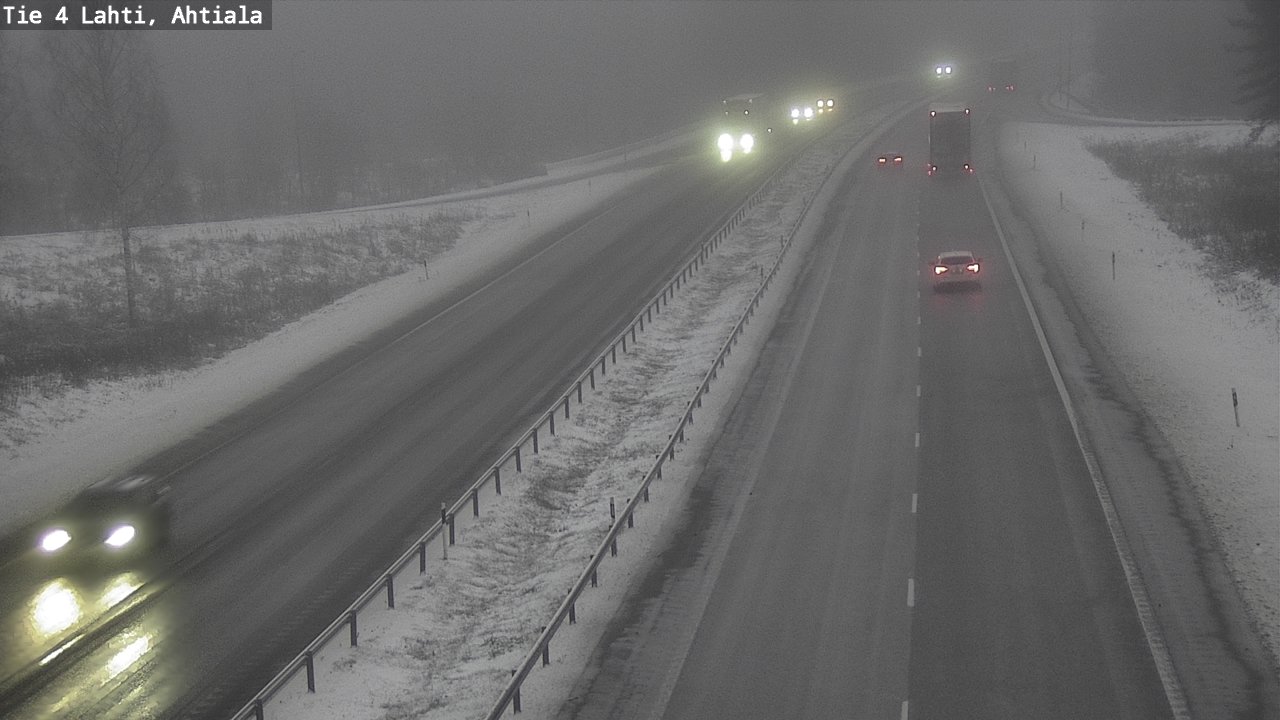 Weather Camera Image Väg 4 Lahti,, Lahti, Päijät-Häme