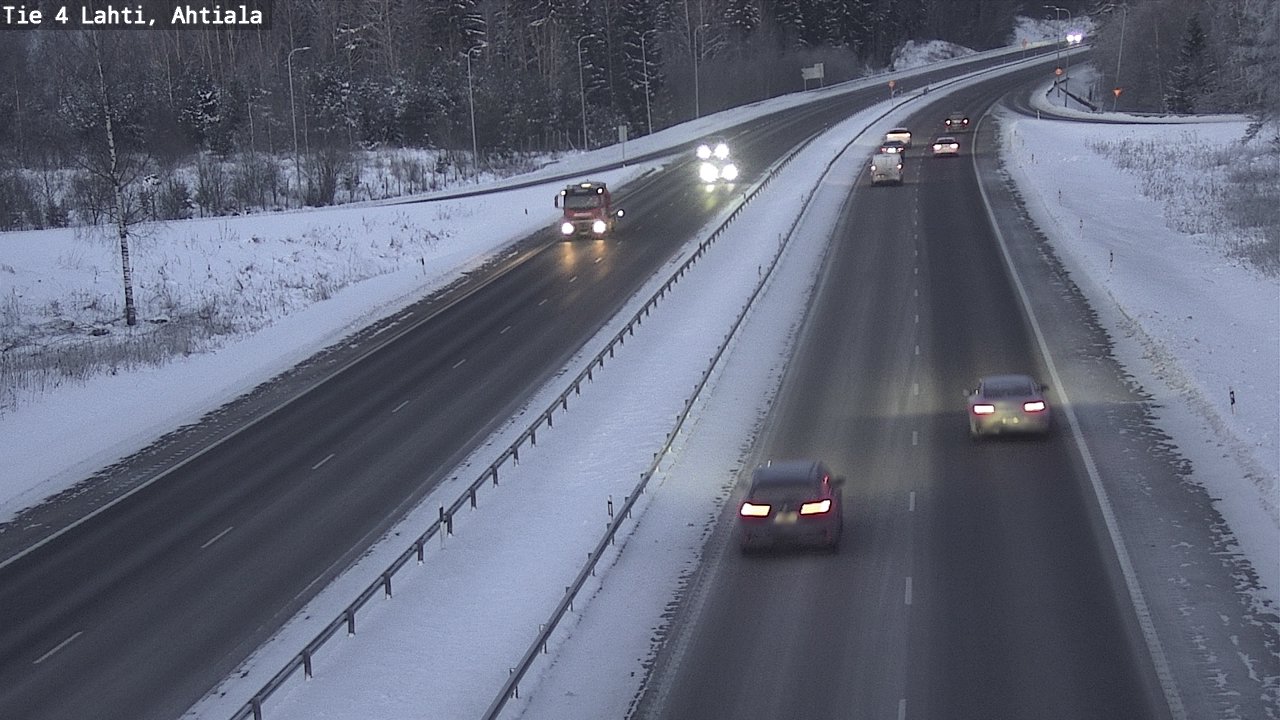 Weather Camera Image Road 4 Lahti, Ahtiala, Lahti, Päijät-Häme