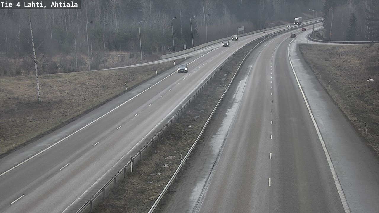 Weather Camera Image Road 4 Lahti, Ahtiala, Lahti, Päijät-Häme