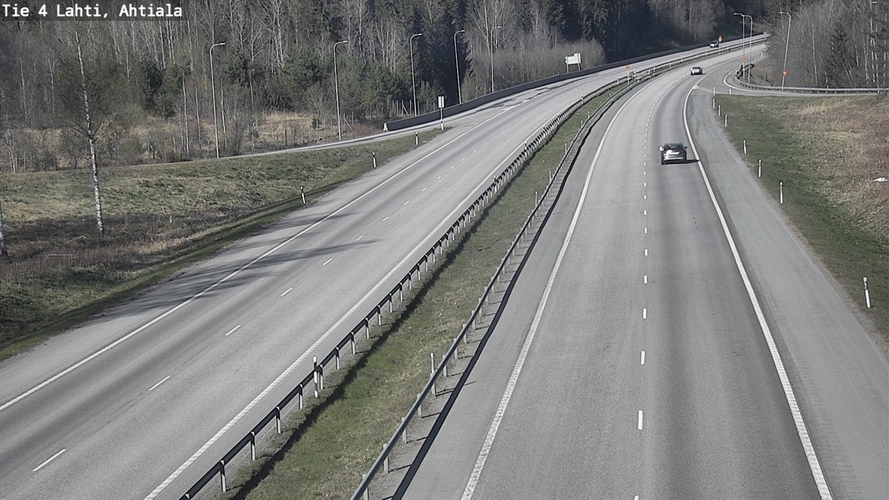 Weather Camera Image Väg 4 Lahti,, Lahti, Päijät-Häme