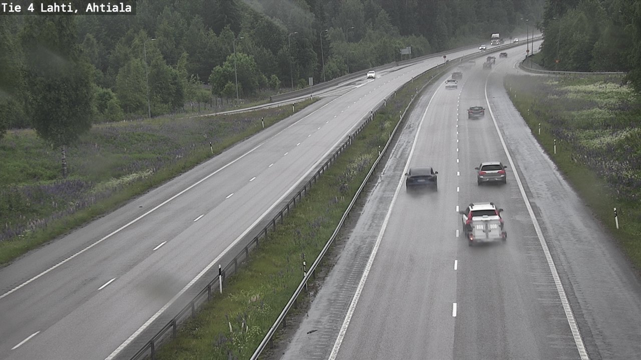 Weather Camera Image Väg 4 Lahti,, Lahti, Päijät-Häme