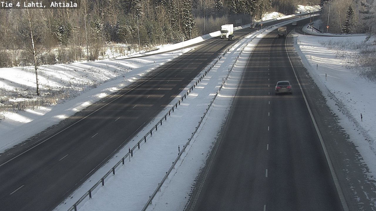 Weather Camera Image Road 4 Lahti, Ahtiala, Lahti, Päijät-Häme