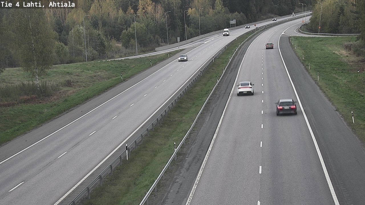Weather Camera Image Väg 4 Lahti,, Lahti, Päijät-Häme