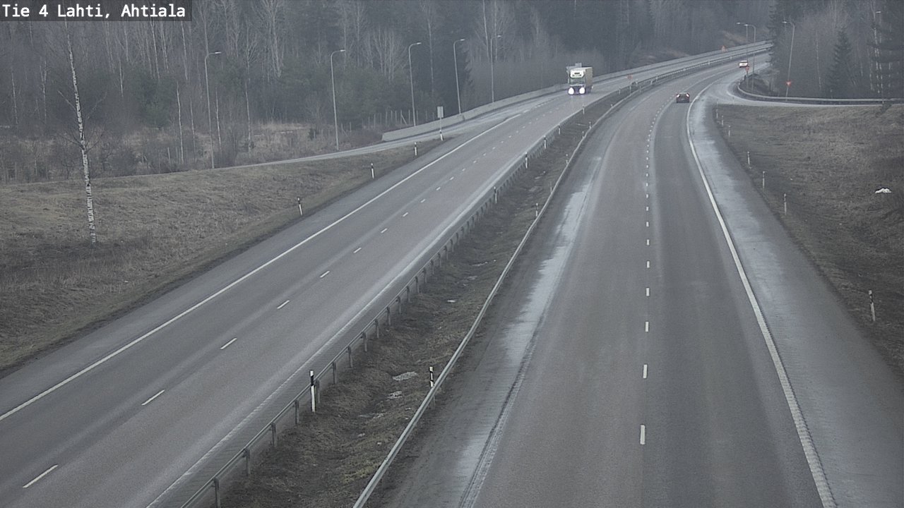 Weather Camera Image Road 4 Lahti, Ahtiala, Lahti, Päijät-Häme