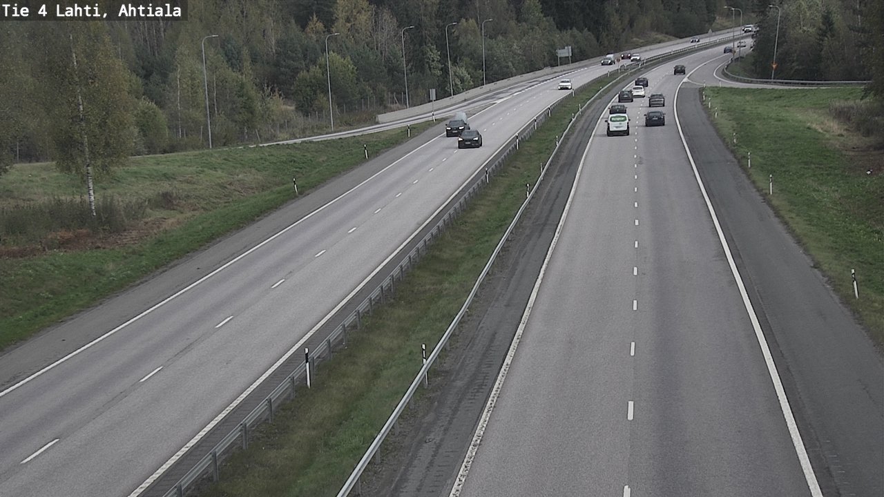 Weather Camera Image Väg 4 Lahti,, Lahti, Päijät-Häme
