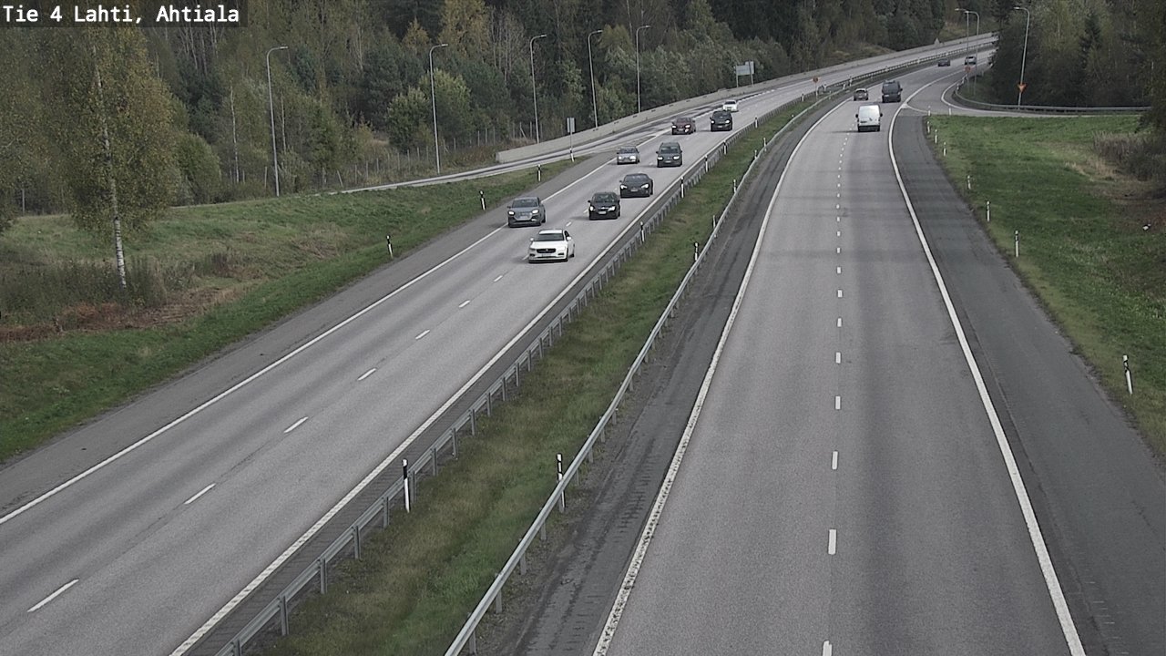 Weather Camera Image Väg 4 Lahti,, Lahti, Päijät-Häme