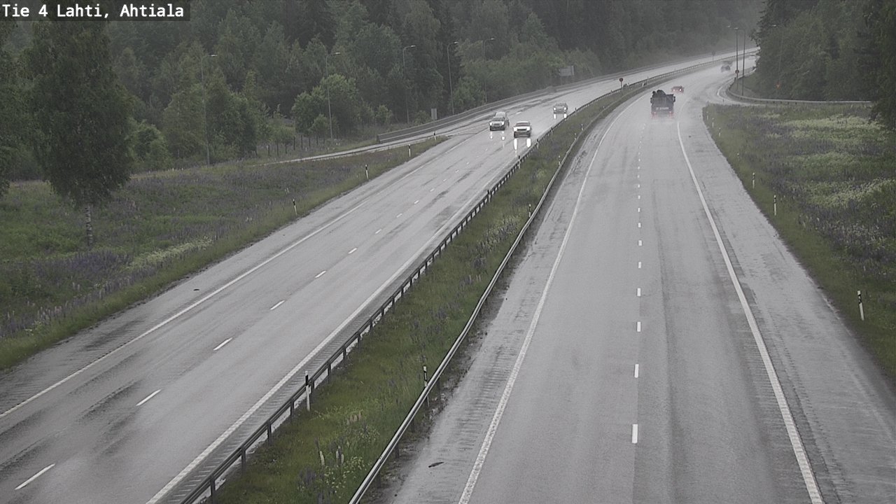 Weather Camera Image Väg 4 Lahti,, Lahti, Päijät-Häme