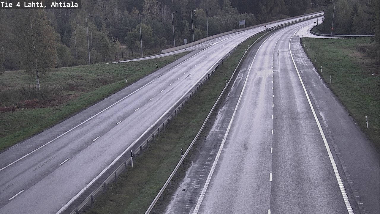 Weather Camera Image Väg 4 Lahti,, Lahti, Päijät-Häme