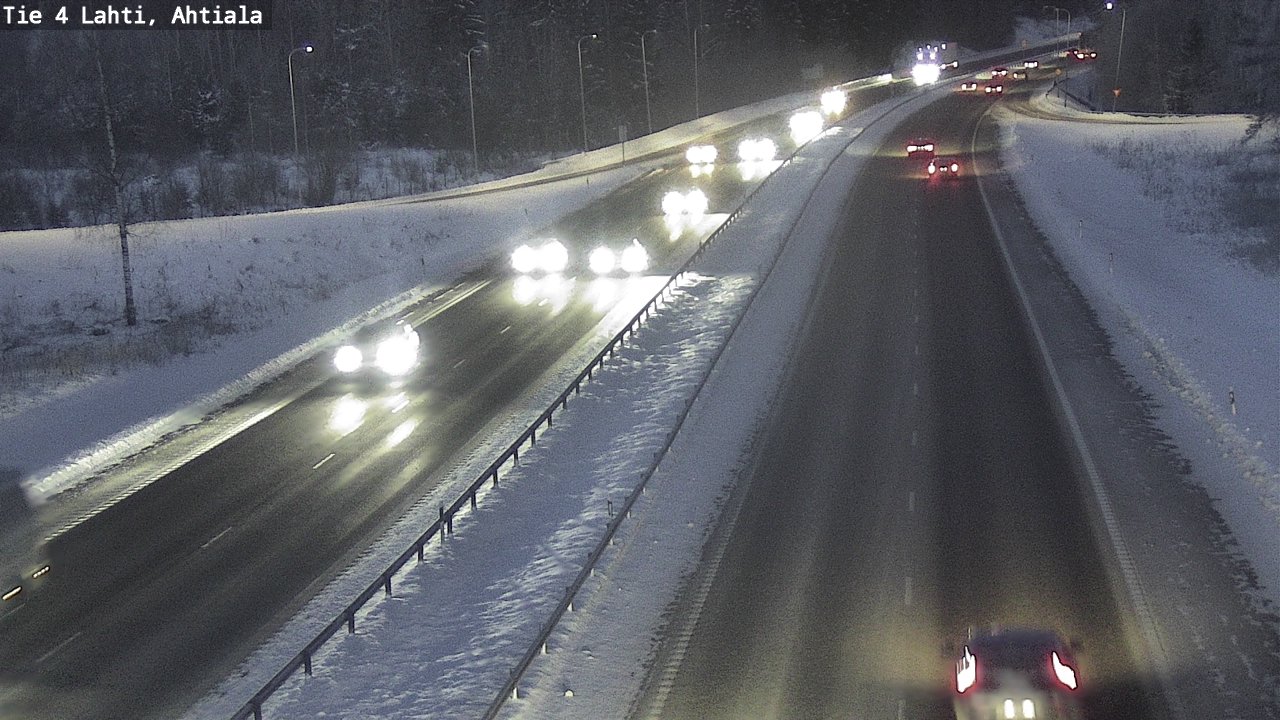 Weather Camera Image Road 4 Lahti, Ahtiala, Lahti, Päijät-Häme
