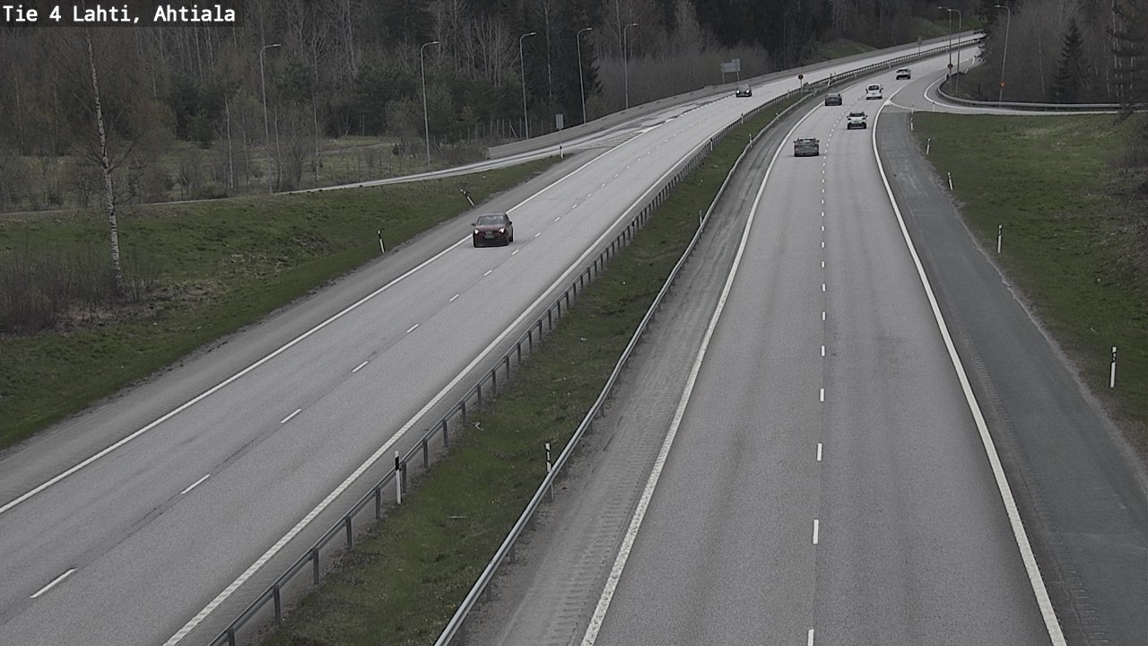 Weather Camera Image Väg 4 Lahti,, Lahti, Päijät-Häme