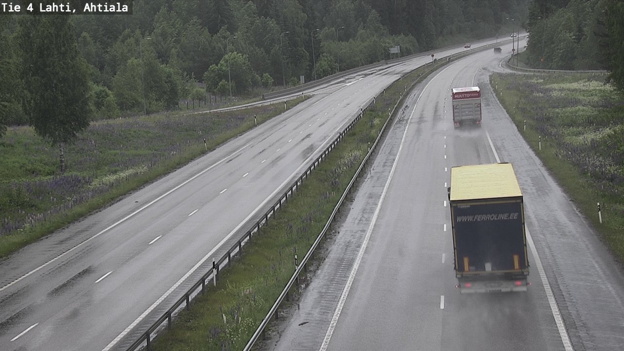 Weather Camera Image Väg 4 Lahti,, Lahti, Päijät-Häme