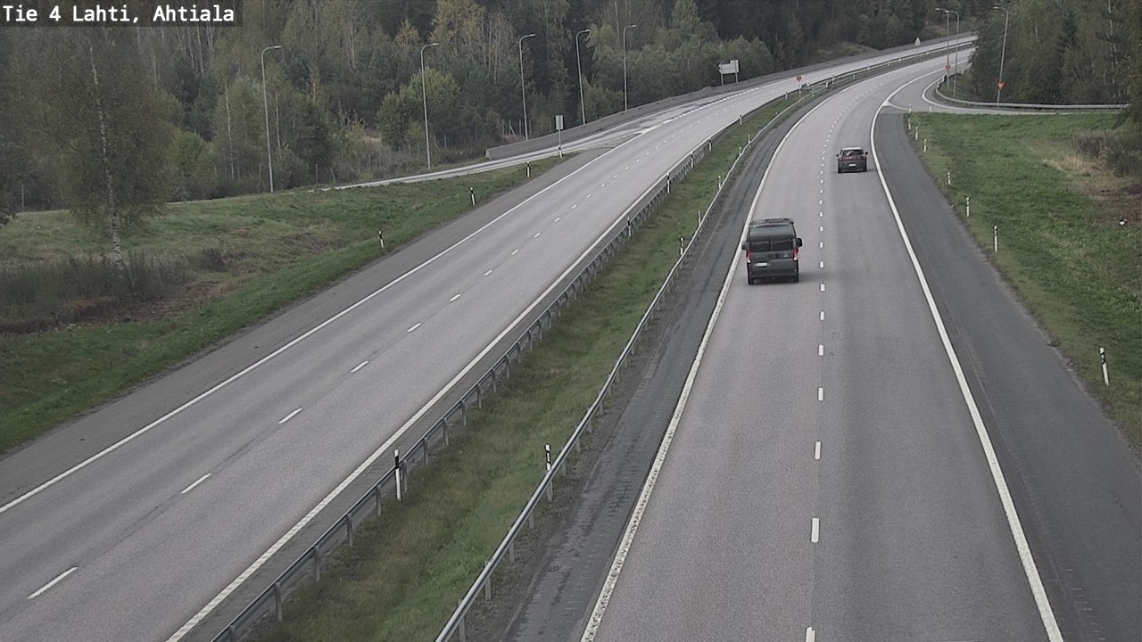 Weather Camera Image Väg 4 Lahti,, Lahti, Päijät-Häme