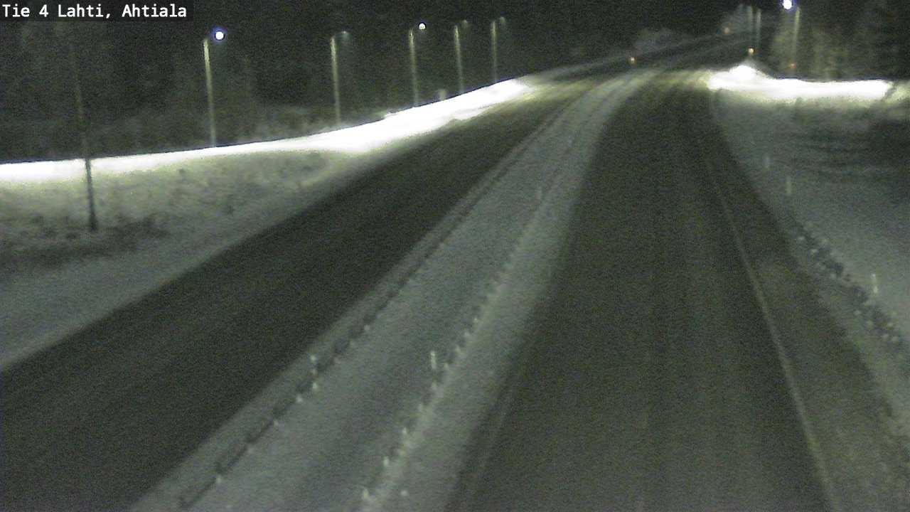 Weather Camera Image Väg 4 Lahti,, Lahti, Päijät-Häme