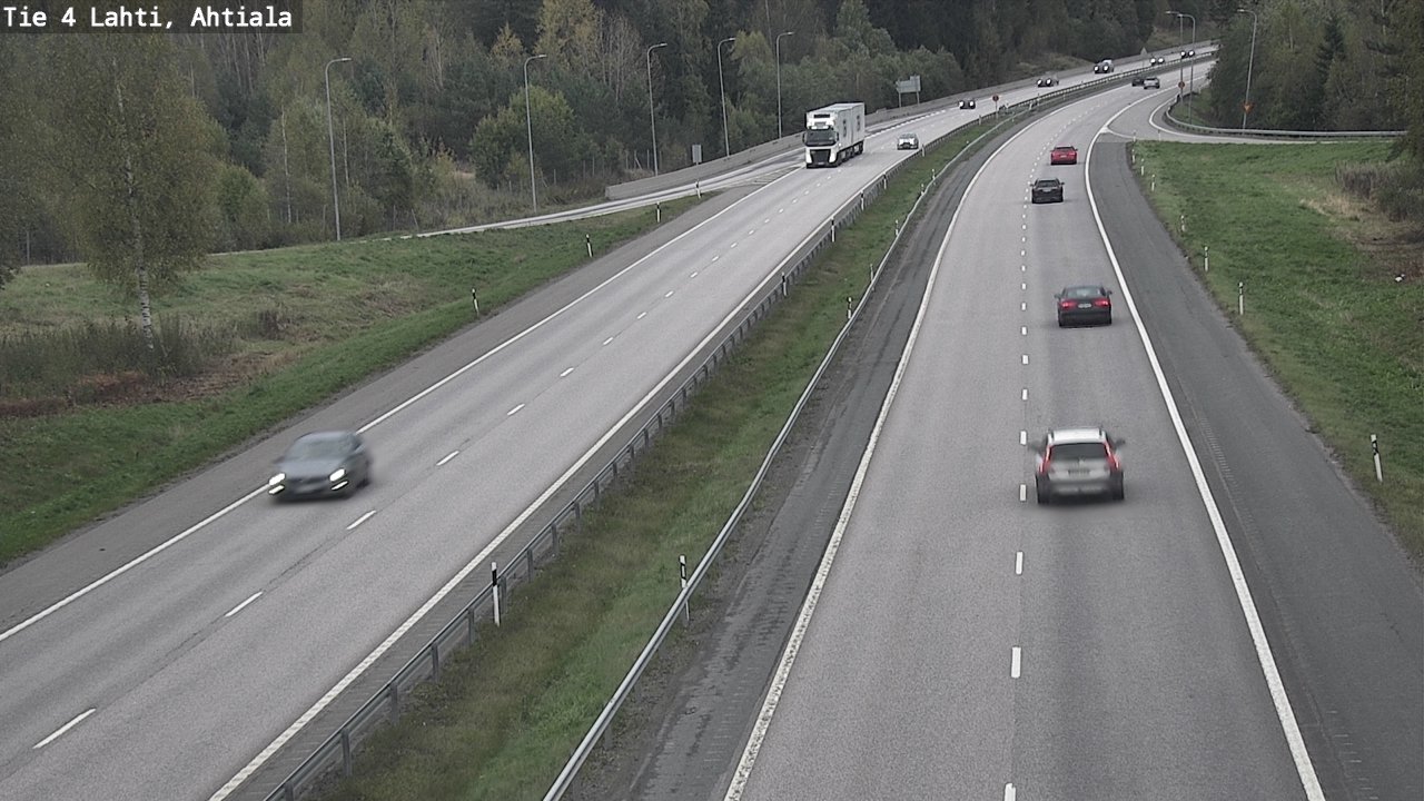 Weather Camera Image Väg 4 Lahti,, Lahti, Päijät-Häme