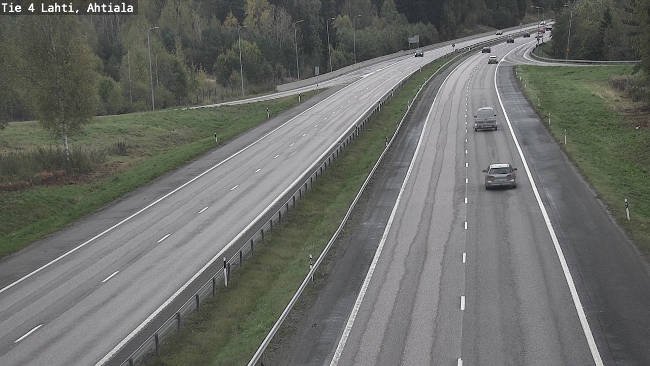 Weather Camera Image Väg 4 Lahti,, Lahti, Päijät-Häme