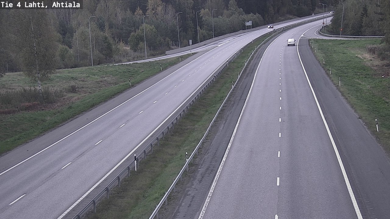 Weather Camera Image Väg 4 Lahti,, Lahti, Päijät-Häme