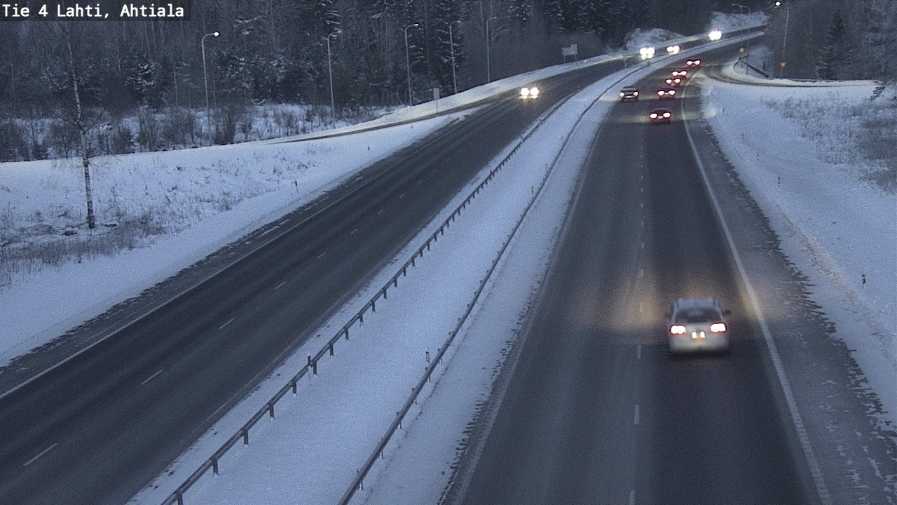 Weather Camera Image Road 4 Lahti, Ahtiala, Lahti, Päijät-Häme